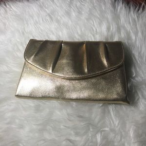 Plain Gold clutch